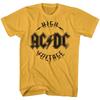 AC/DC High Voltage Ginger Rock and Roll Music Band T-Shirt