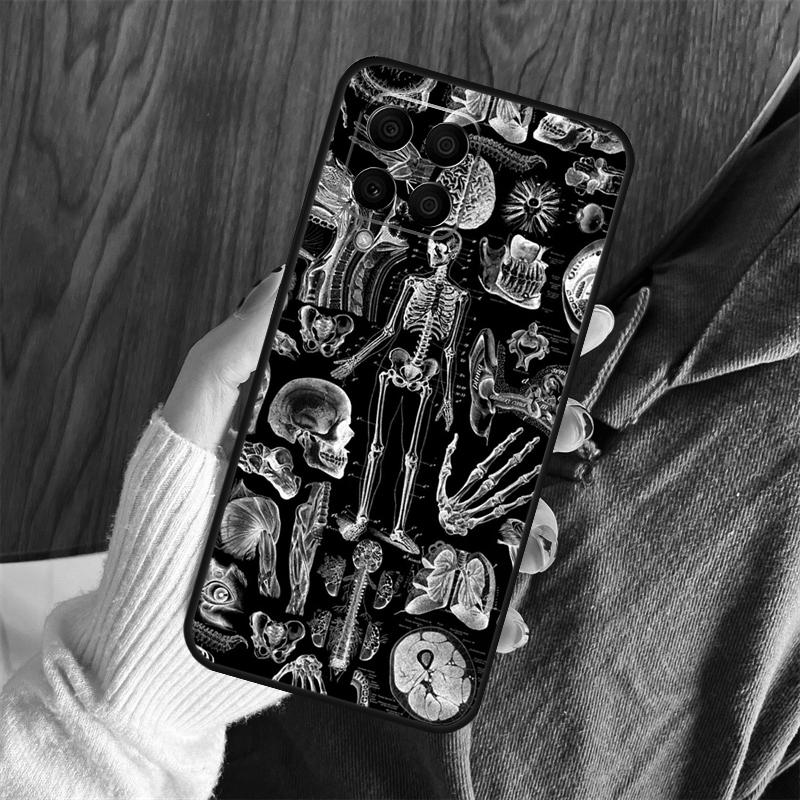 Medical Skeleton Anatomy Case For Samsung Galaxy M13 M33 M53 M11 M21 M31 M51 M12 M22 M32 M52 M20 M31s M14 M54 Cover
