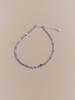 The Part Of [Silver 925] Flower Hematite Anklet