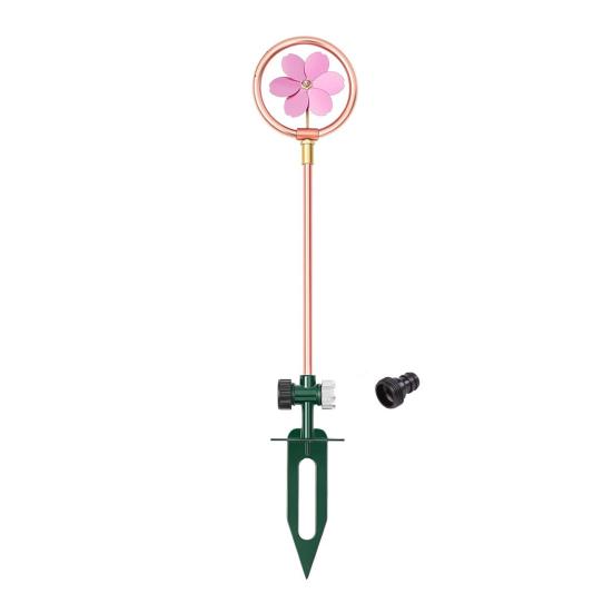 

22 H садовый разбрызгиватель из алюминиевого сплава в форме цветка с активируемым движением шипа разбрызгиватель на 360 градусов для водных объектов двора газон искусство