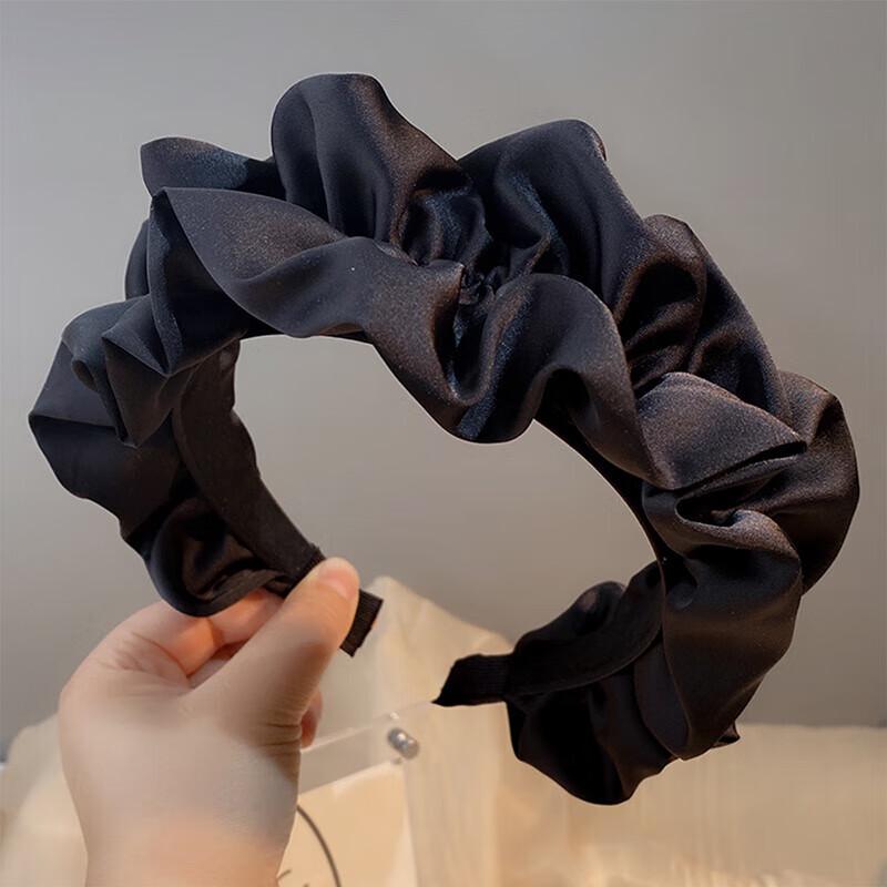 CHIMERA French Retro Pleated Satin Hairband