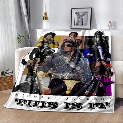 29 Style New Michael Jackson King of Pop MJ Star Blanket,Soft Throw Blanket for Home Bedroom Bed Sofa Travel Office Cover Kids