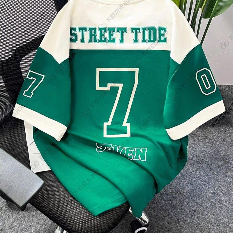 New Customer Offer: Versatile High-Quality Retro American Men's Trendy Loose Fit Printed T-Shirt