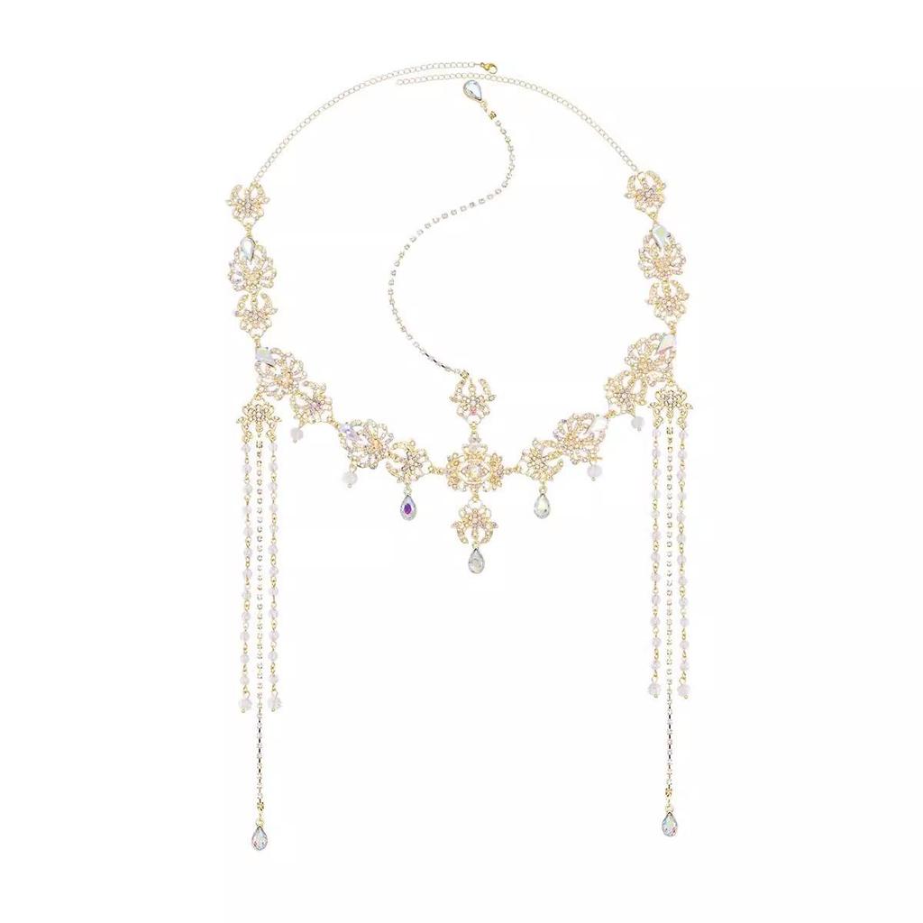 Bohemian Princess Tassel Forehead Pendant - Exotic Ethnic Style Hair Accessory
