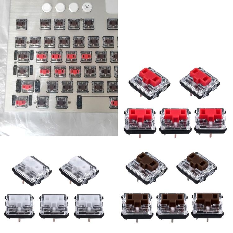 5Pcs Automatically Assembled Low Shaft Tactiles Switches 2.8mm Total Strokes for G815 G915 G813 G913 Gaming Keyboards