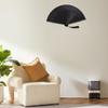 Elegant Black Folding Hand Fan For Women Bamboos Fan For Event Parties Weddings And Decorative Use Unique Designs