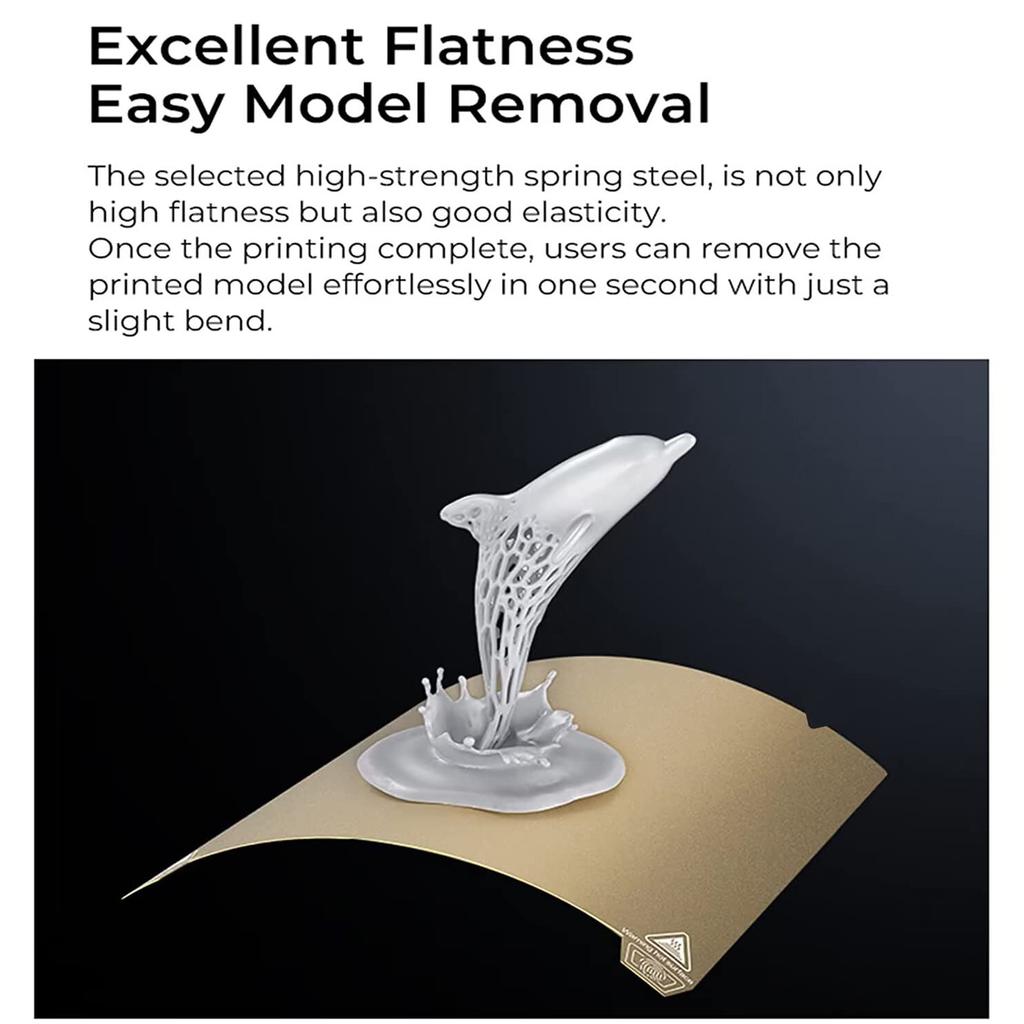 Double Sided PEI Build Plate 315x310mm Strong Adhesion 3D Printer Platform with Screw Positioning Hole for K1 Maximum