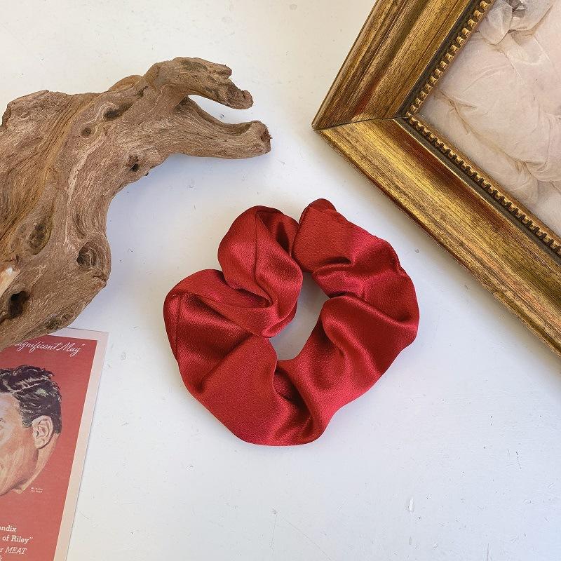 1pc organza fashion skirt shape large intestine hair tie new mesh pleated head flower hair rope tie head band hair ornament