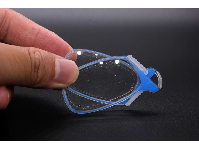 Ultra-thin Silicone Nose Clip Reading Glasses for Men and Women - Portable, No-Temple Design, Foreign Trade Style