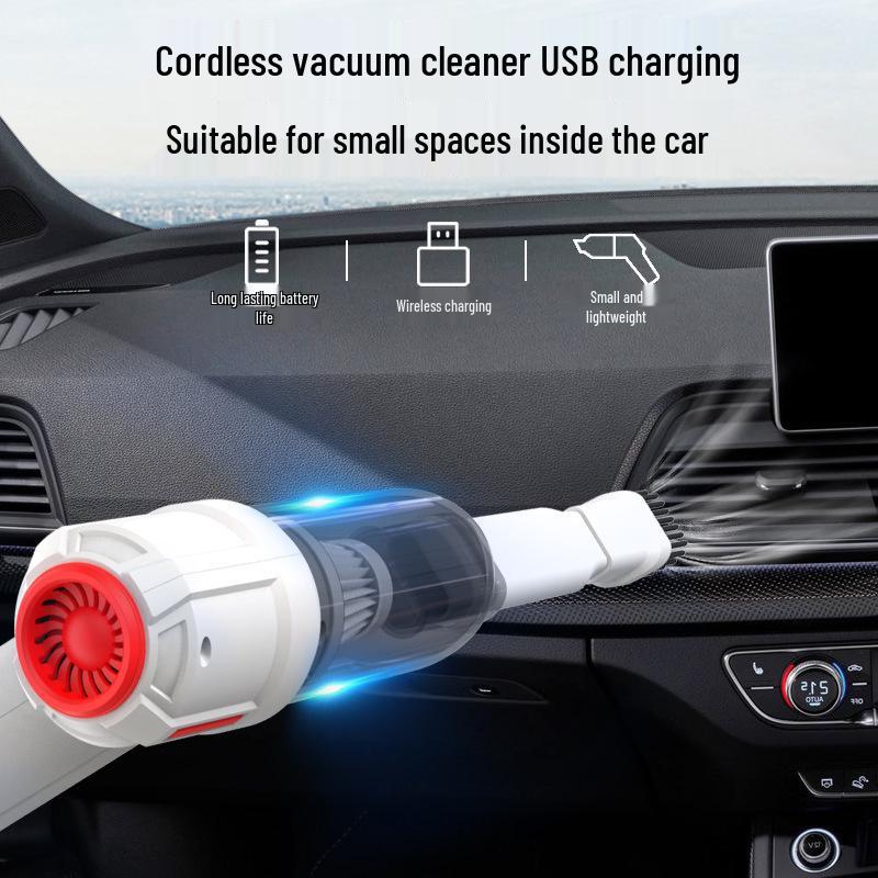 Wireless Portable Handheld Car & Home Mini Vacuum Cleaner - Super Powerful