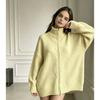 Übergroßer Strickcardigan Damen Übergröße Lockerer Schnitt Langarm Dick Warm Offene Vorderseite Mit Doppelreißverschluss