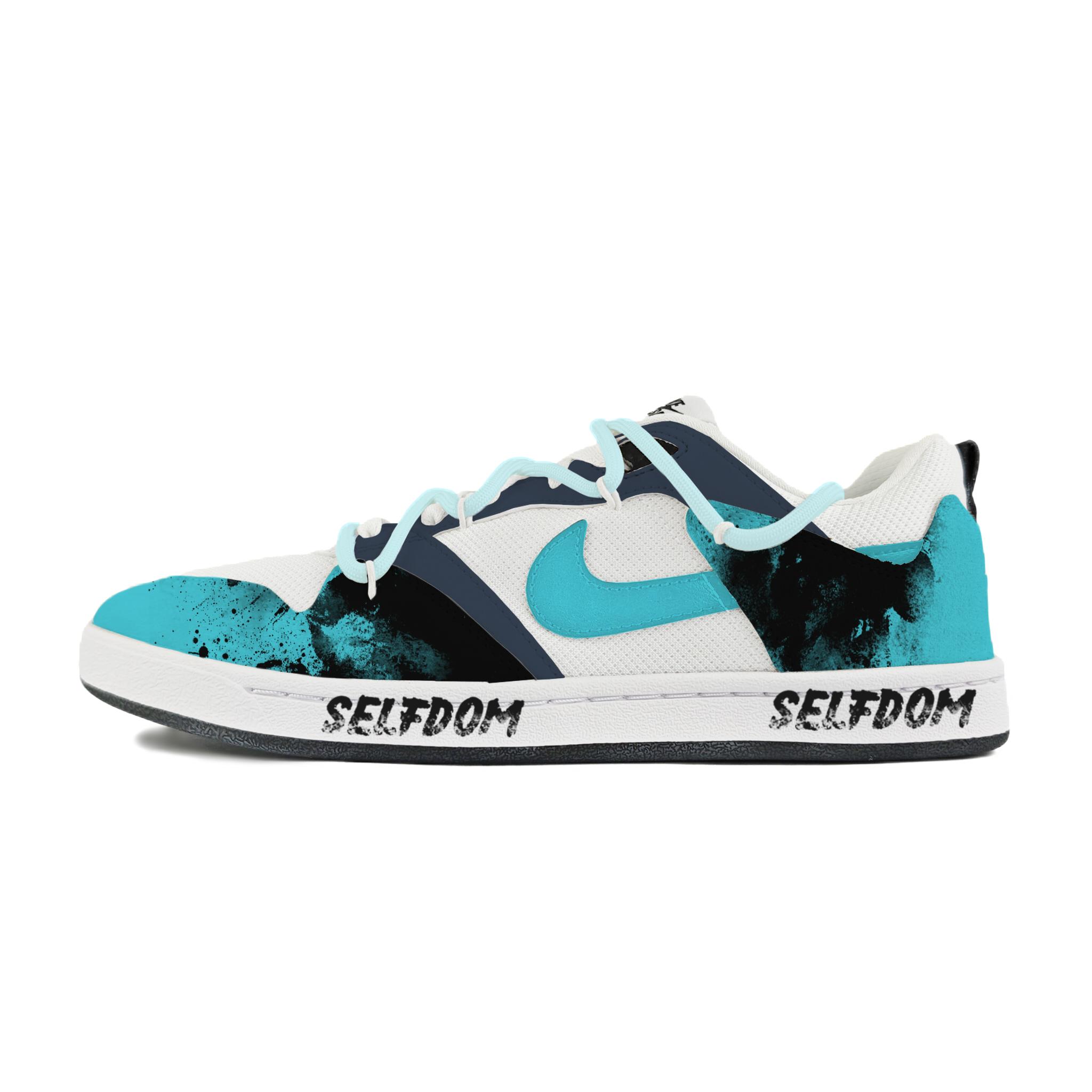 

Nike SB Alleyoop Abrasion Resistant Low top Skateboard Shoes Men s White Black Blue CJ0882-100(Team183-) 44