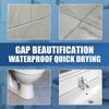 3pcs Grout Pen White Tile Paint Marker Waterproof Tile Repair Beauty Pen Wall Grout Restorer Pen for Restoring Tile Wall Floor