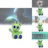 Bear Alien Plush Toy With Short Pile Plush For Kids And Collectors
