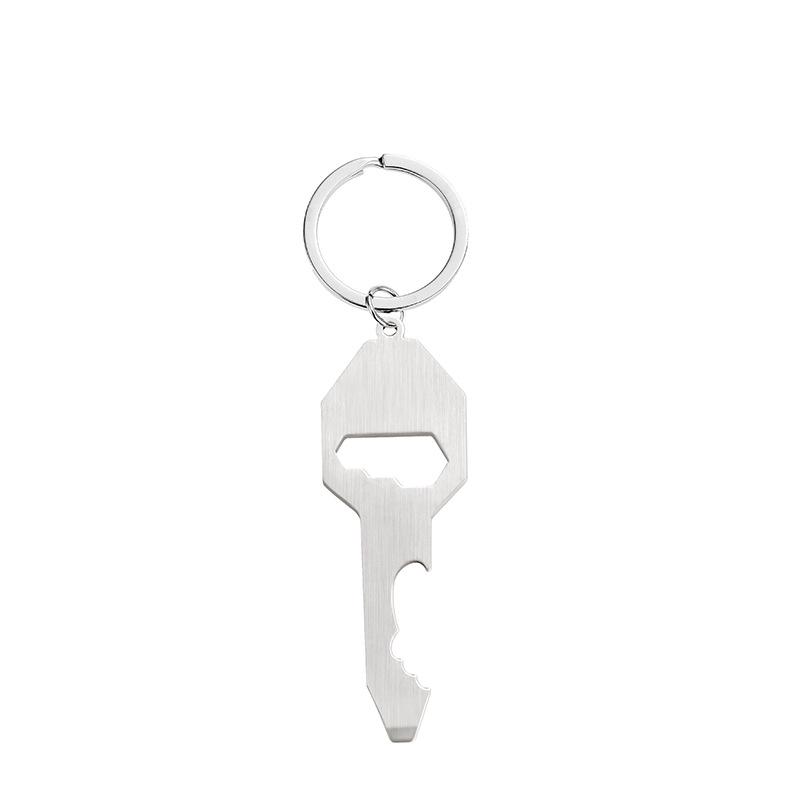 Blank Metal Keyring Bottle Opener Tag - Festival Gift In Stock