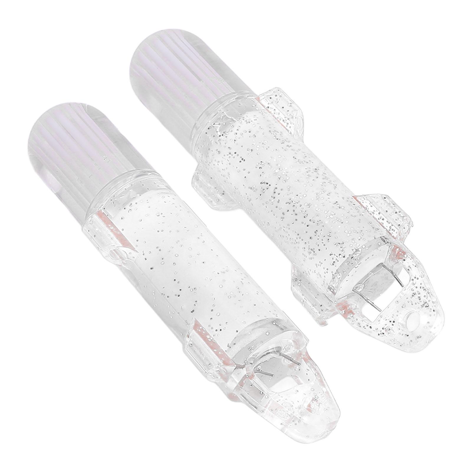 

2 шт. Подводный рыболовный свет Оптоволоконный светодиодный свет для глубоководной рыбалки Мигающие аттрактанты Рыба