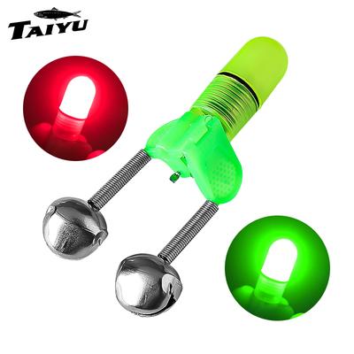 5pcs Electric Glowing Bell; Night Light Fishing Rod Bell; Stream Rod Night Fishing Alarm Device.