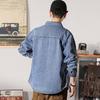 Men's Loose Fit Casual Workwear Denim Jacket