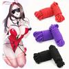 5M/10M Cotton Sexy Binding Rope SM Adult Sex Toys Slaves Tying Bondage Soft Flirt Rope Adult Training Games Role-Playing BDSM