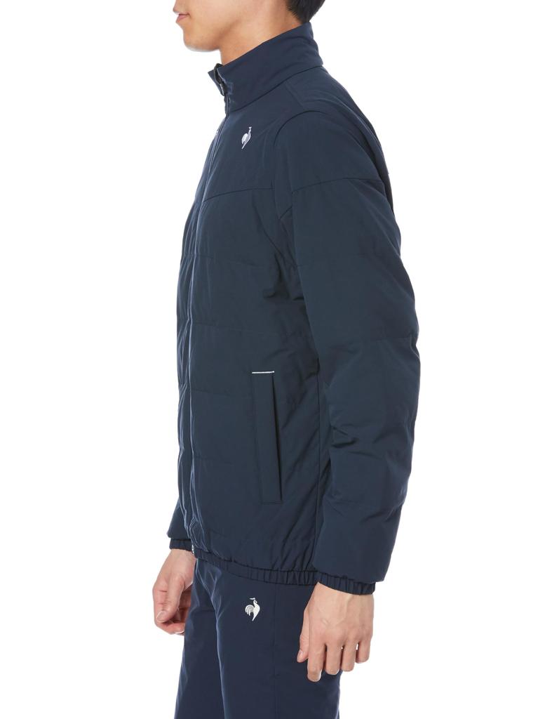 Le Coq Sportif Golf QGMWJK20AT Blouson and Navy Size LL Men's (Limited Edition), Water-Repellent, Stretch, Windproof, Padded, Blue,