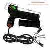 Four-Light Handlebar Switch + 23-Speed Electric Bike Throttle with Voltage Display