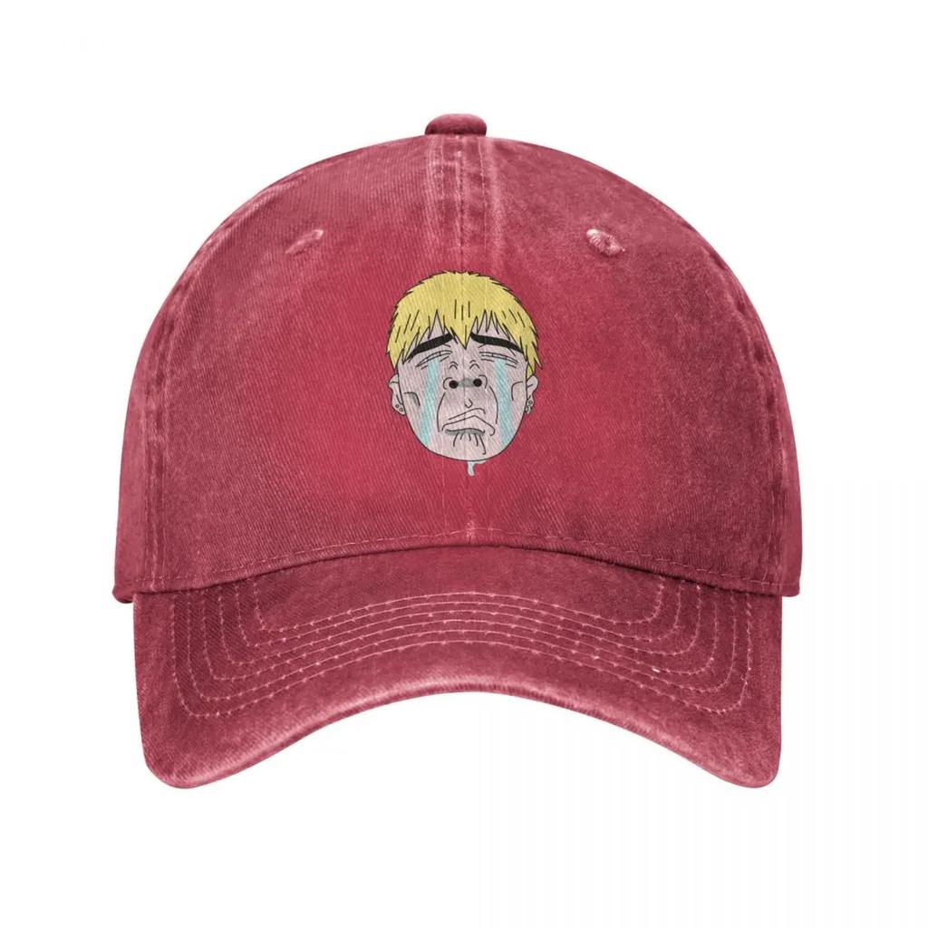 Classic Great Teacher Onizuka Baseball Cap Unisex Distressed Denim Sun Cap Onizuka Crying Outdoor Activities Adjustable Hats Cap
