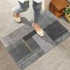 Modern Geometric Floor Mat for Corridor Kitchen Entrance Area Anti-Slip Floor Mat for Hallway Floor Home Decoration