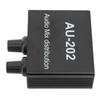 Independent Volume Control Small Sound Mixer 3.5mm Headphone Mixer Stereo Mixer  For Headphone