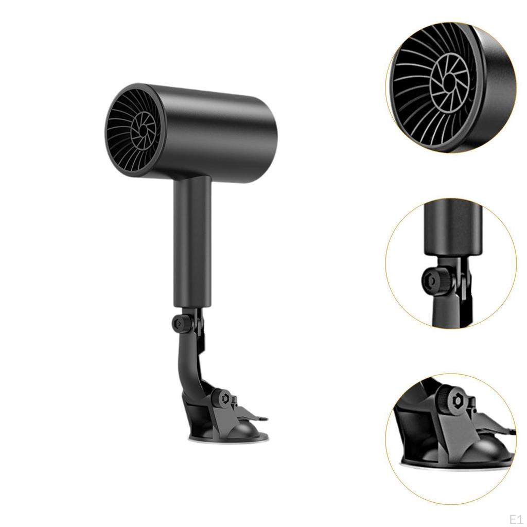 Car Heater Handheld,12V Lightweight Practical Sturdy Heating Suction Cup Base Windscreen Defogger
