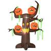 Inflatable Spooky Tree Pumpkin Halloween Decoration Figure Air Figure with LED Lighting, Polyester, 180x80x240cm