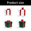 Plastic Holiday Gift Box With Heart Bowknot Decoration For Christmas Party Supplies Home Or Office Festival Decorations