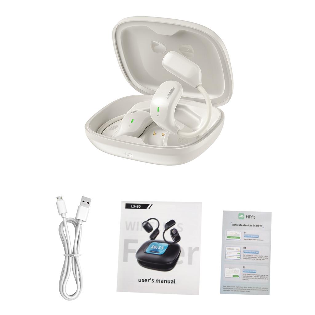 Painless r-Hook rbuds, AI Translation rphones with 130+ Languages Rl-Time Translation,  5.4 Wireless Hdphones with Touchscreen Charging Case, Low Lat