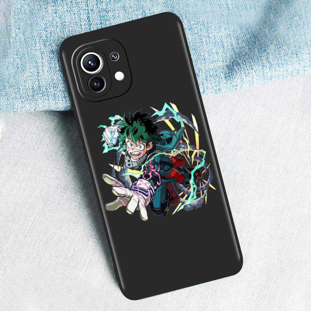 My Hero Academia Anime Pro Xiaomi Mi Poco X3 NFC M3 F3 GT 11 Ultra 11X 11i Note 10 Lite 10T Pro 5G 9T Luxusní silikonové pouzdro na telefon