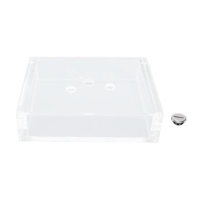 Computer Wasserkühlungsbehälter Rechteckig Transparentes Acryl PC Wasserkühlungstank Behälter mit