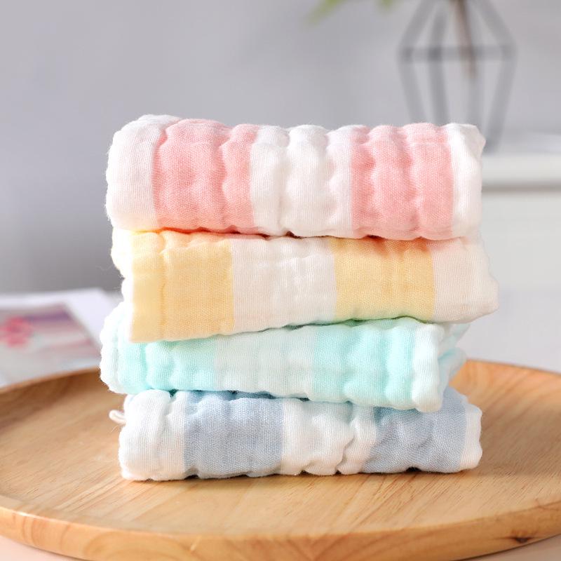 6-Layer Pure Cotton Baby Towel - Soft, Absorbent, Animal Series