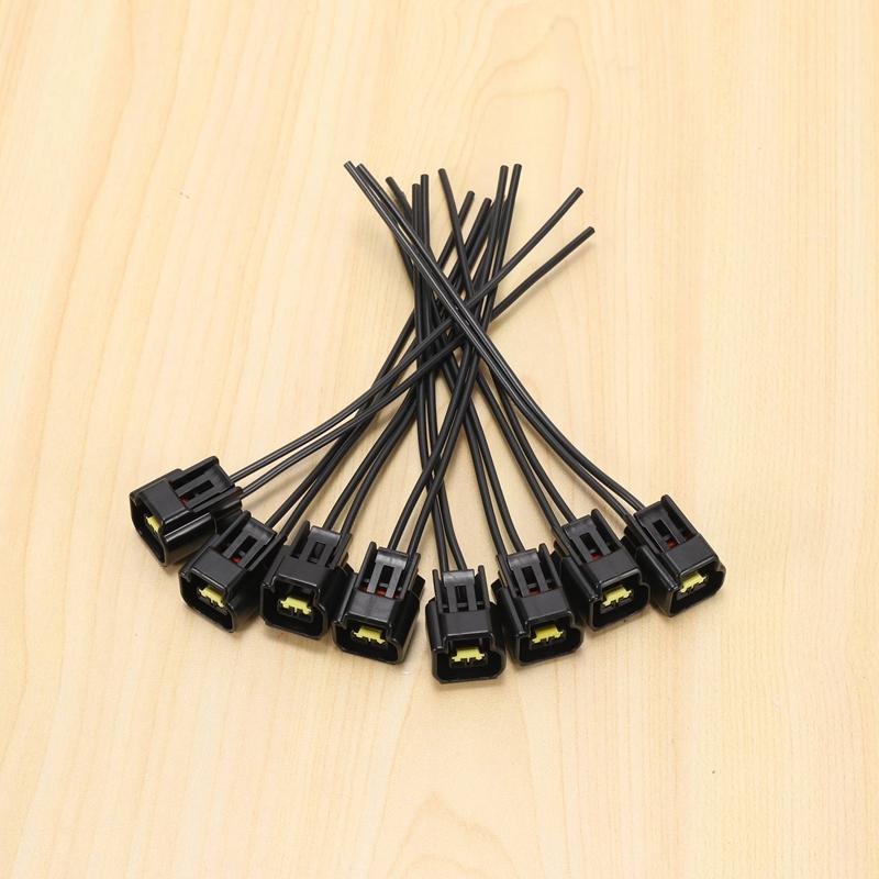 8PCS Ignition Coil Connector Plug Harness for Ford Part Number:DJ7022Y-2.3-21 SVT F150 F250 E150 Lincoln Mazda Suzuki