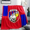 1pz Coperta in Flanella con Stampa FC Viktoria Plzen, Alta qualità per Tutte le Stagioni, Decorazione per la Casa, Calore e Comfort, Perfetta per Regali di Natale