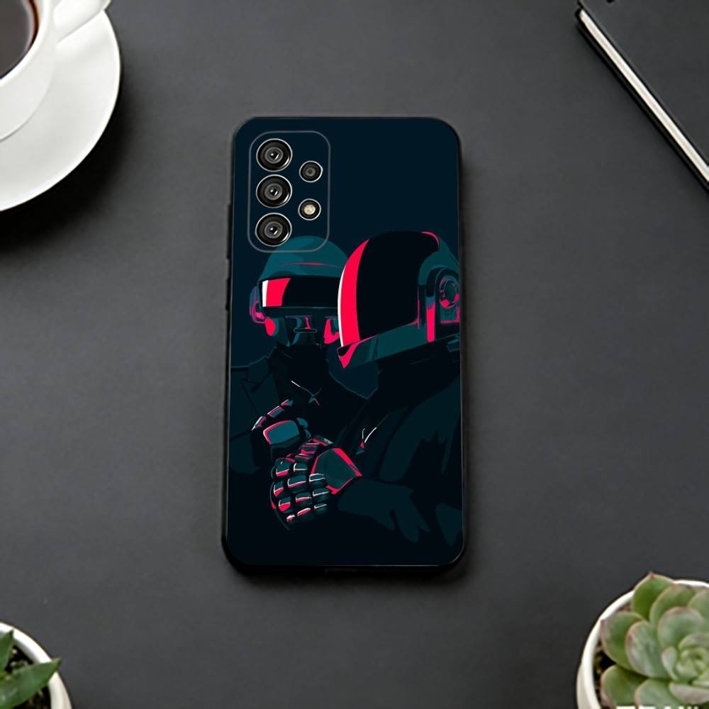 Daft Punk Electronic Phone Case For Samsung S25,S24,S21,S22,S23,S30,Ultra,S20,Plus,Fe,Lite,Note,10,Black Cover