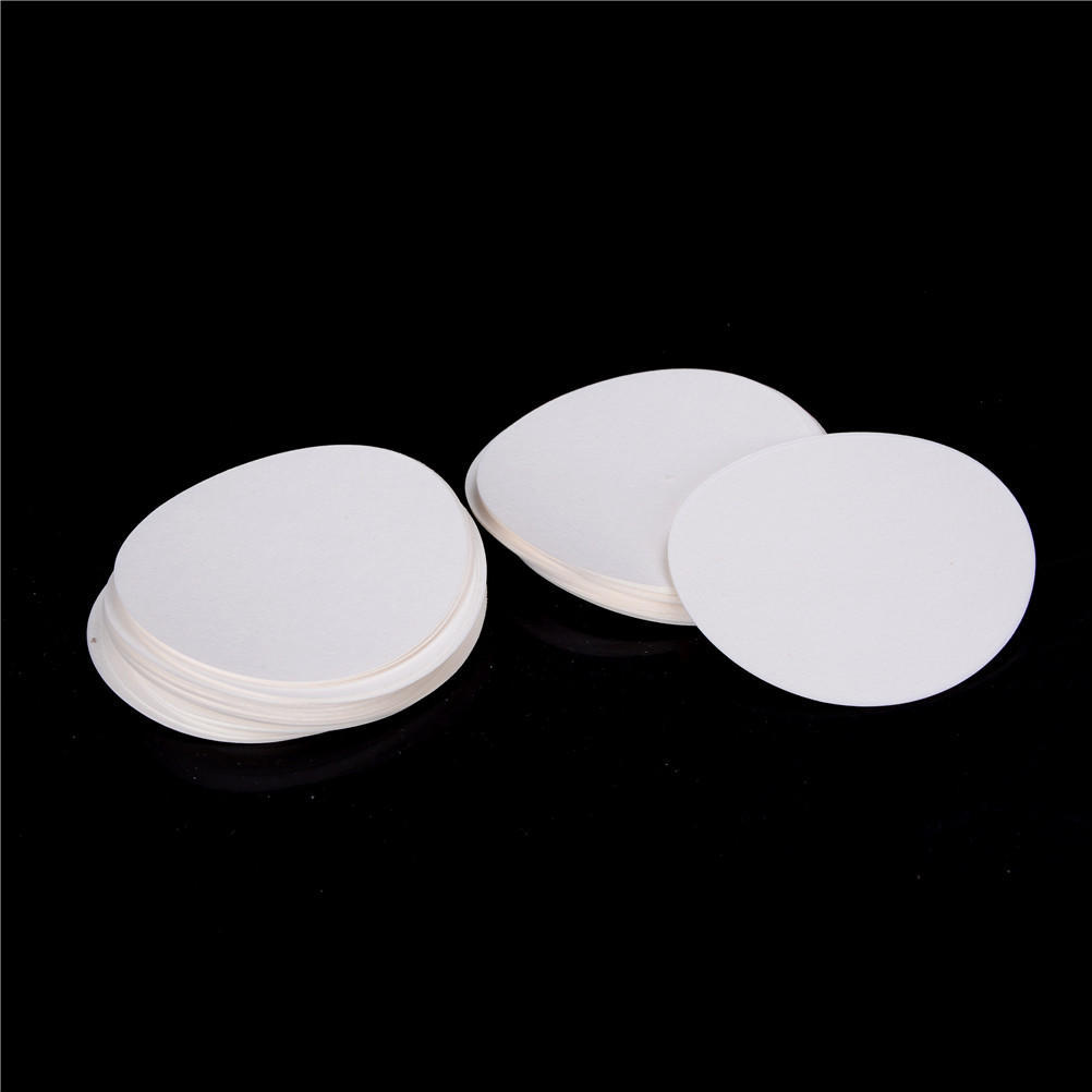 100Pcs Filter Paper 9Cm Medium Speed Filter Paper Lab Filtration