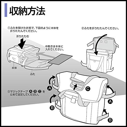 Captain Stag (CAPTAIN STAG) Super Cool Soft Cooler, Black, UE-567, 33L Capacity, Foldable for Storage