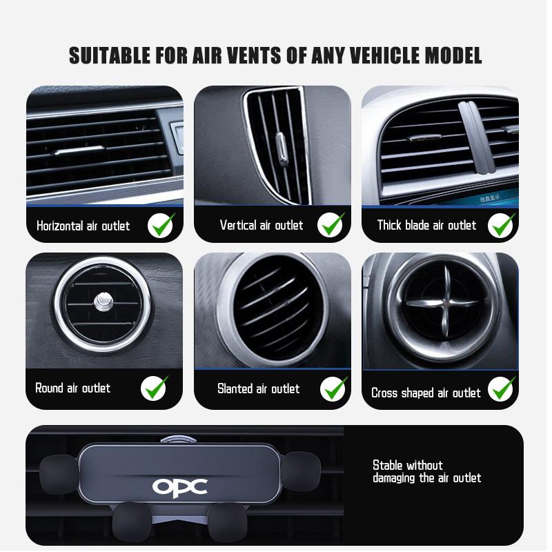 Car Phone Holder Air Vent Clip Mount Cellphone GPS Stand Support For Opel Insignia Corsa Zafira Mokka Grandland MOVANO Ampera KC5