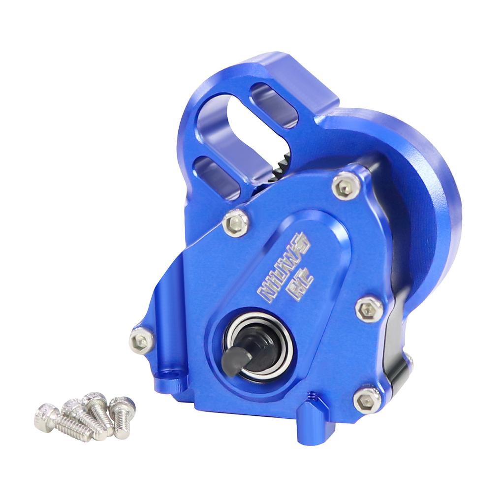 NIUWSRC MR24 Aluminium 21% Overdrive Billet Transmission Gearbox For 1/24 RC Crawler Axial SCX24 Deadbolt C10 Gladiator Bronco