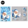 2026 Christmas Window Stickers Santa Claus Reindeer Snowmen PVC Static Glass Stickers No Glue Reusable Christmas Home Decoration