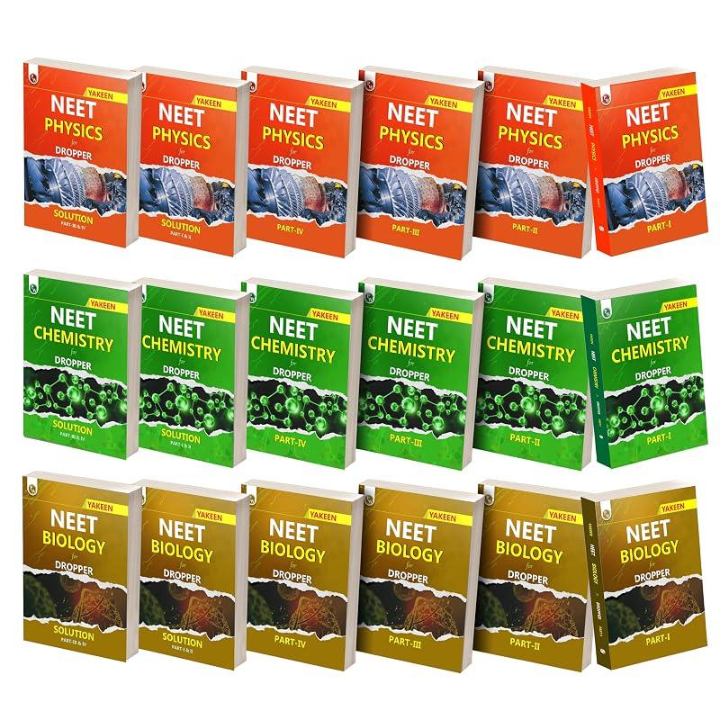 PHYSICS WALLAH Yakeen for NEET | Full Course Study Material for Dropper | Complete Set of 18 Books (PCB) with Solutions