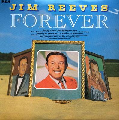 LP Record JIM REEVES - Forever PJL28047 RCA Internation 1975 Italy Rock Used