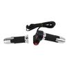 1 Pair set Twist Throttle Grip Handlebar Electric Vehicle Accessories 12V‑99V ( No Display of Three Speed)Silver