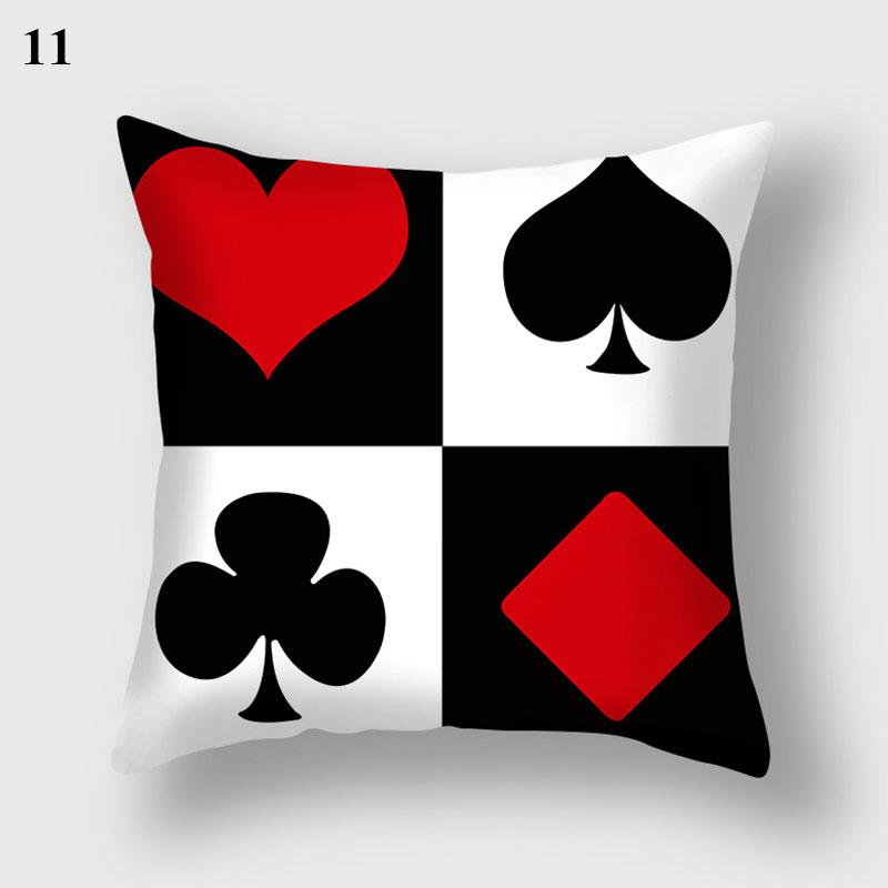 Nordic Style Red Pillowcase Geometric Line Pillowcase Festive Occasion Pillowcase Home Decoration Pillowcase