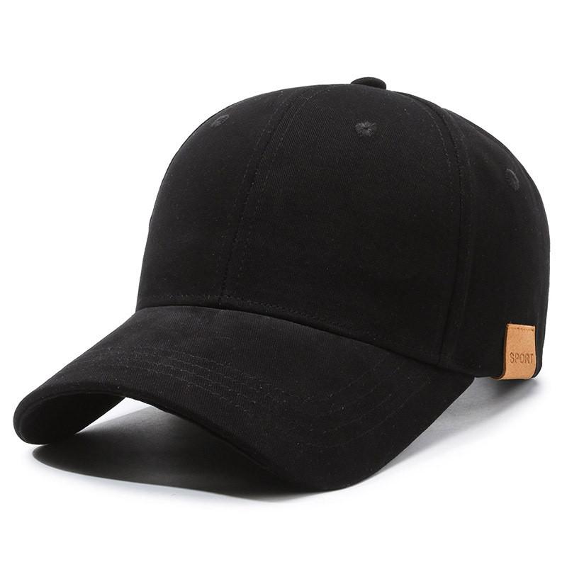 Mens Adjustable Cotton Baseball Cap With Sun Protection For Outdoor Activities