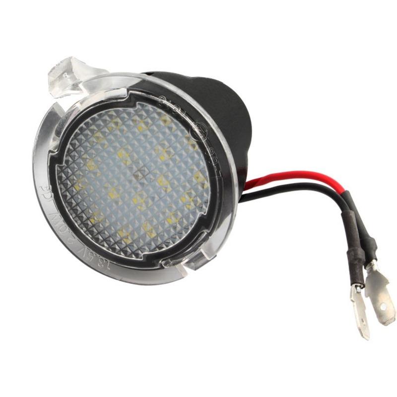 LED License Plate Light Side Mirror Projection Light Compatible with Ford Mondeo Taurus Explorer Everest Quality Car Accessories