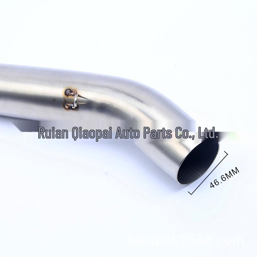 Sezione Centrale Scarico Acciaio Inossidabile Benelli 300 per Motocicletta Huanglong 600/300